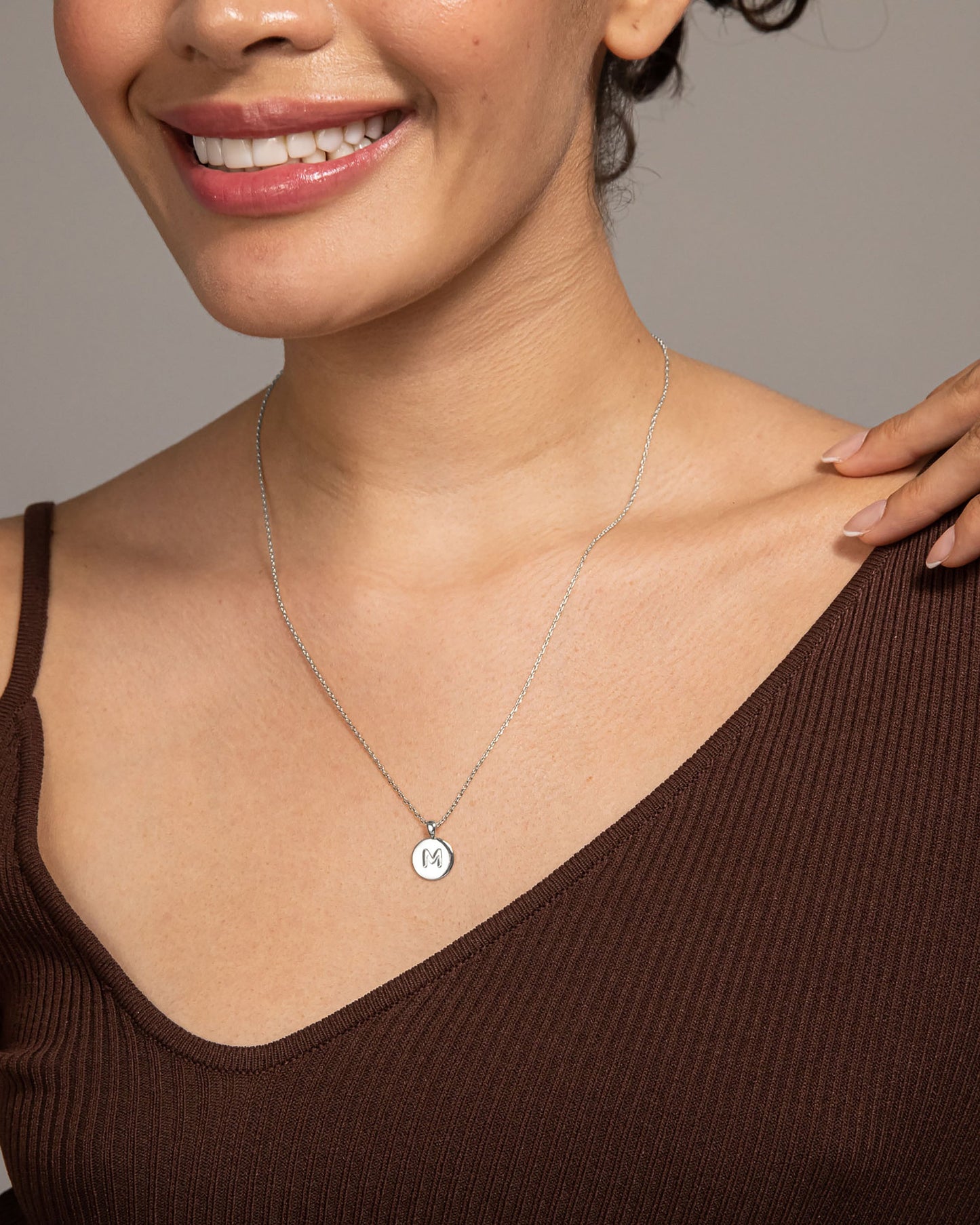 Initial Disc Pendant