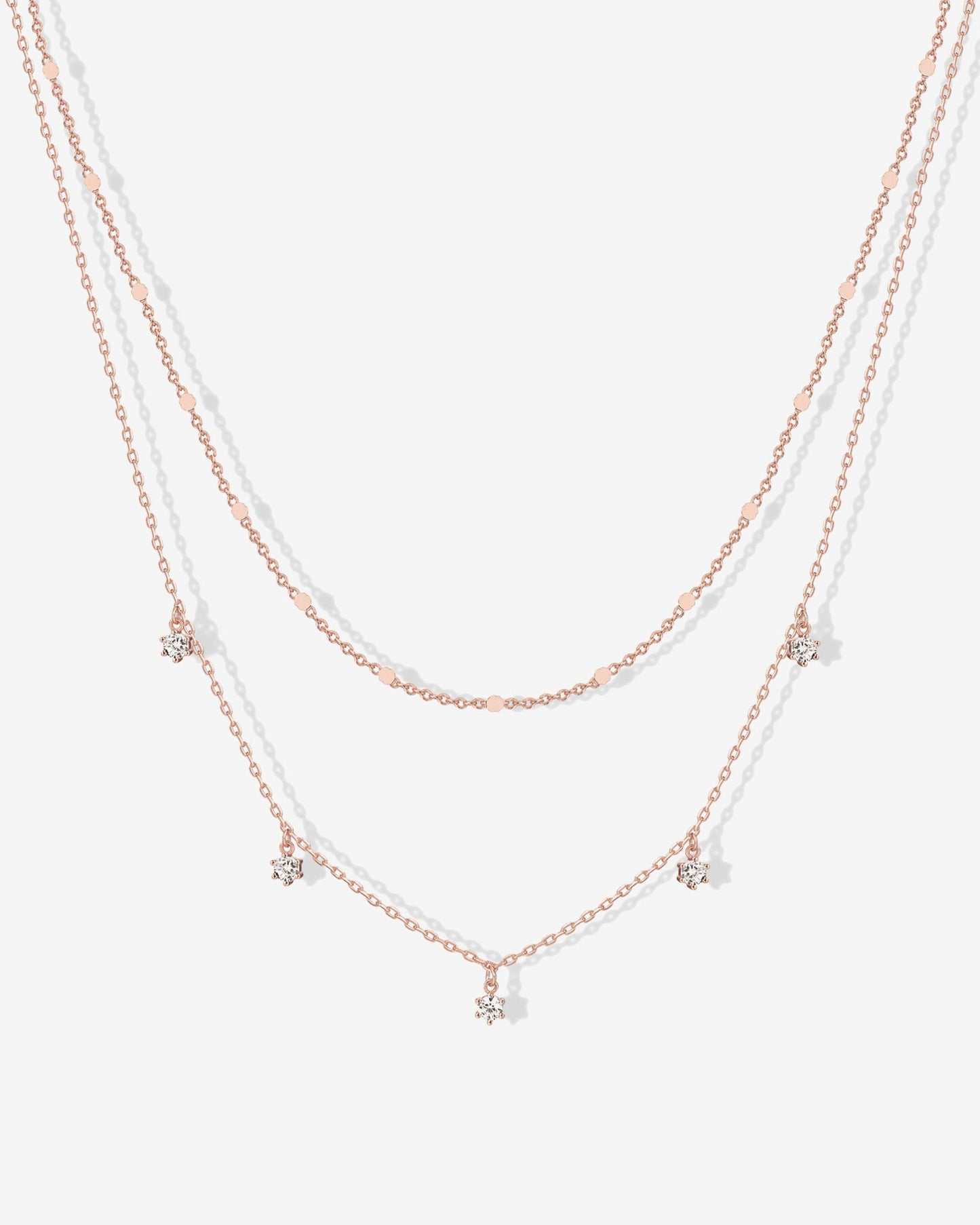 Cubic Zirconia Chain Necklace