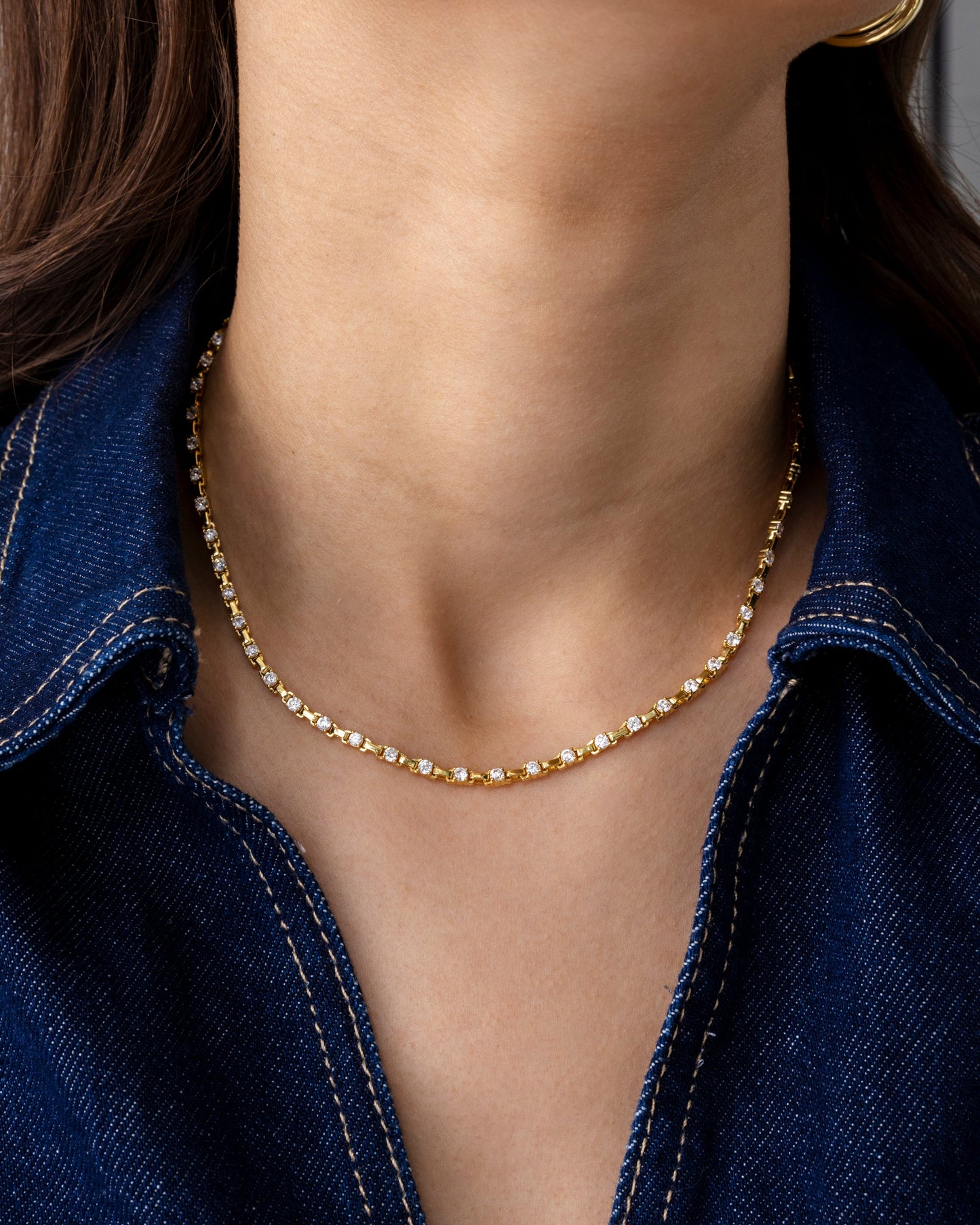 Classic Tennis Necklace